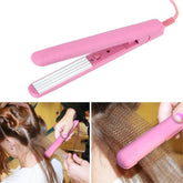 Mini Electronic Hair Crimper Curling Iron